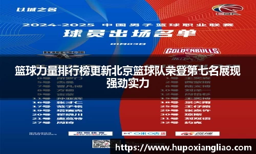 篮球力量排行榜更新北京篮球队荣登第七名展现强劲实力